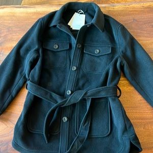 Other Stories Oversized Belted Shirt Jacket, size M